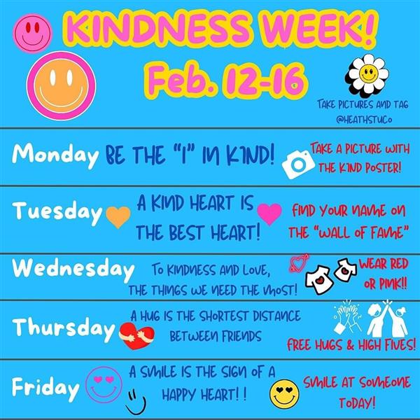  Kindness Week - Feb. 12-16